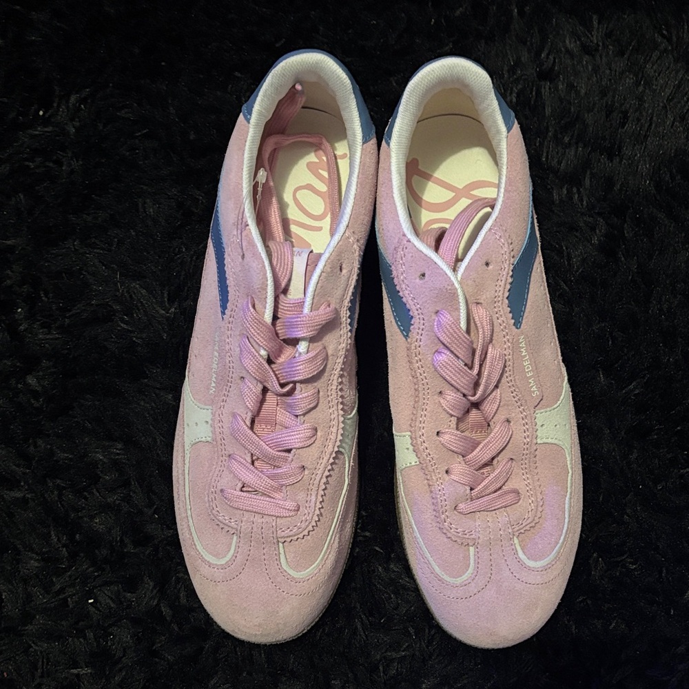 Sam Edelman Pink and Blue Sneakers